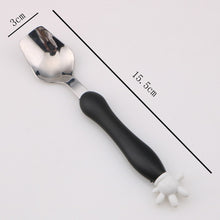 Load image into Gallery viewer, Qshare Baby Tester Tableware Dessert Spoon for Children Feeding Spoon Fork Baby Gadgets Feedkid Children's Cutlery for Kids