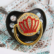 Load image into Gallery viewer, Novelty Baby Pacifier With Bling Bling Effect Orthodontic Pacifier For Newborns Non-Toxic Teat Unique Shower Gift