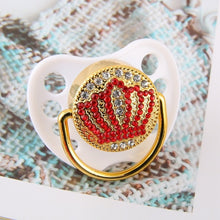 Load image into Gallery viewer, Novelty Baby Pacifier With Bling Bling Effect Orthodontic Pacifier For Newborns Non-Toxic Teat Unique Shower Gift