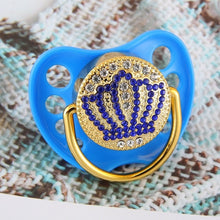 Load image into Gallery viewer, Novelty Baby Pacifier With Bling Bling Effect Orthodontic Pacifier For Newborns Non-Toxic Teat Unique Shower Gift