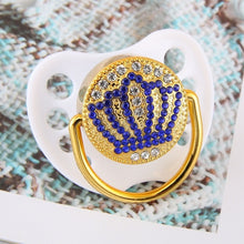 Load image into Gallery viewer, Novelty Baby Pacifier With Bling Bling Effect Orthodontic Pacifier For Newborns Non-Toxic Teat Unique Shower Gift