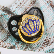 Load image into Gallery viewer, Novelty Baby Pacifier With Bling Bling Effect Orthodontic Pacifier For Newborns Non-Toxic Teat Unique Shower Gift