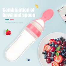 Load image into Gallery viewer, Baby Spoon Bottle Feeder Dropper Silicone Spoons for Feeding Medicine Kids Toddler Cutlery Utensils Children Accessories Newborn
