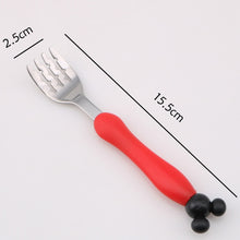 Load image into Gallery viewer, Qshare Baby Tester Tableware Dessert Spoon for Children Feeding Spoon Fork Baby Gadgets Feedkid Children&#39;s Cutlery for Kids
