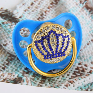 Novelty Baby Pacifier With Bling Bling Effect Orthodontic Pacifier For Newborns Non-Toxic Teat Unique Shower Gift