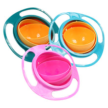 Load image into Gallery viewer, Universal Gyro Bowl Practical Design Children Rotary Balance Novelty Gyro Umbrella 360 Rotate Spill-Proof Solid Feeding Dishes
